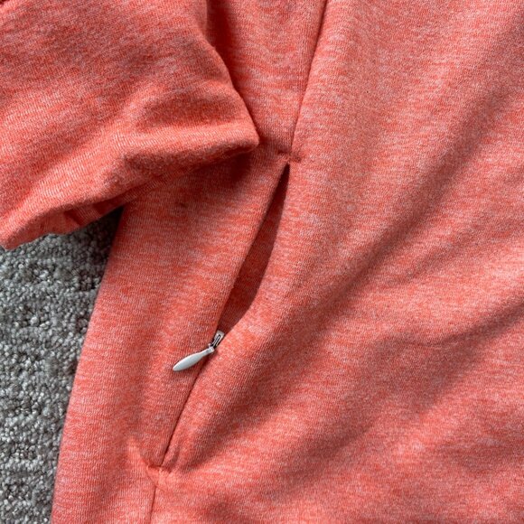 O'Neill Scuba Hoodie Sweater Women Extra Large XL Orange Full Zip Activewear - Picture 4 of 12
